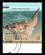 Australia 2019 Sustainable Fish $1 Flathead Marginal CTO - Used Stamps