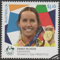 AUSTRALIA - USED 2021 $1.10 Tokyo Olympic Games Gold Medal Winner - Swimming: Women's 50M Freestyle - Used Stamps