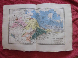 Sachsen Dresden  Deutschland : Two Antique Maps - Geographical Maps