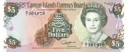 Iles Cayman 5 Dollars  1991  UNC Pick 12 - Cayman Islands