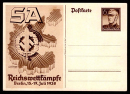 DR Sonder-Postkarte - P 271 Reichswettkämpfe  - Ungebraucht - Stamped Stationery