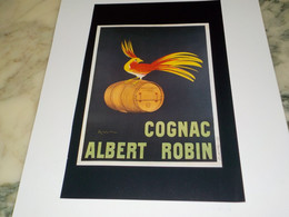 ANCIENNE PUBLICITE  COGNAC ALBERT ROBIN 1905 - Alcools