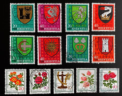 Schweiz 13 Werte Zuschlagsmarken Pro Juventute Gestempelt/o - Collections