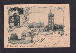 1897 - 1/2 P. Bild-Ganzsache "Pretoria" Mit Zufrankatur Ab Johannesburg Nach Berlin - Transvaal (1870-1909)