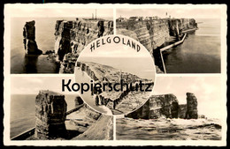 ÄLTERE POSTKARTE HELGOLAND OBERLAND LANGE ANNA Funkmast Insel Ansichtskarte AK Postcard Cpa - Helgoland