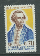 TAAF N° 63 X Bicentenaire Du Passage De James Cook Dans L'Océan Antarctique, Trace De Charnière Sinon TB - Neufs