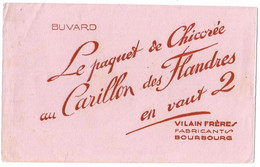 Buvard Le Paquet De Chicorée Au Carillon Des Flandres - Café & Thé