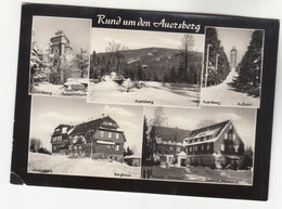 B3404) Rund Um Den AUERSBERG - Auffahrt Aussichtsturm Berghaus Gasthof Walderuh Alles Verschneit - Auersberg