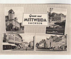 B3416) GRUSS Aus MITTWEIDA Sachsen - Platz Der Deutsch Sowjetischen Freundschaft Postamt Rochlitzer Straße ALT - Mittweida