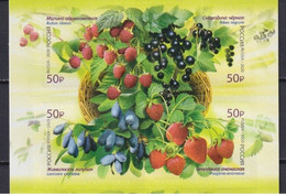Russia 2020, Flora Of Russia, Berries, Block ,SK # 2585-2588, VF MNH** (AP-2) - Ungebraucht