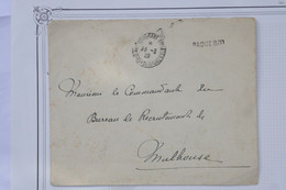 AX11  ALGERIE  BELLE  LETTRE 1929 PAQUEBOT POUR MULHLOUSE  ++++AFFRANCH.  PLAISANT - Lettres & Documents