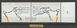 België N° 3054 A ** Doorloper, Plaat N°1 - 2001-2010