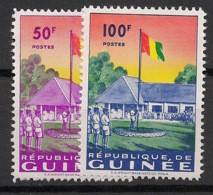 GUINEE - 1959 - N°Yv. 21 à 22 - Indépendance - Neuf Luxe ** / MNH / Postfrisch - Guinea (1958-...)