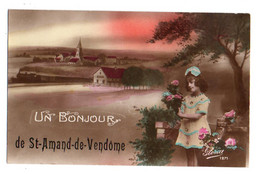 (41) 3797, Saint St Amand De Vendome, Gloria 1271, Une Bonjour De St Amand De Vendome, état - Saint Amand Longpre
