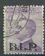 REGNO B.L.P. 1922-23 50 C. II TIPO N. 10 USATO - Used