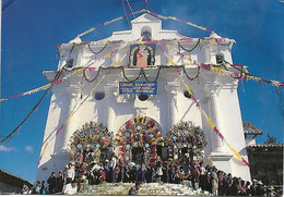 GUATEMALA LAGO CHICHICASTENANGO FETE ST SAINT THOMAS FIESTA SANTO TOMAS PERSONNAGES 2 TIMBRES - Guatemala