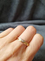 Gold Ring With Cubic Zirconia - Ringe