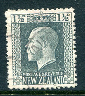 New Zealand 1915-30 KGV - Recess - P.14 X 14½ - 1½d Grey-slate Used (SG 416a) - Used Stamps