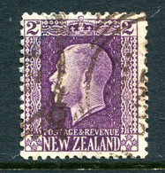 New Zealand 1915-30 KGV - Recess - P.14 X 13½ - 2d Bright Violet Used (SG 417) - Gebraucht