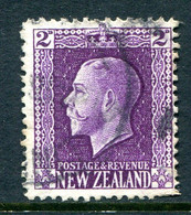 New Zealand 1915-30 KGV - Recess - P.14 X 14½ - 2d Bright Violet Used (SG 417a) - Gebraucht