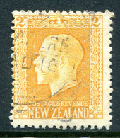 New Zealand 1915-30 KGV - Recess - P.14 X 14½ - 2d Yellow Used (SG 418a) - Used Stamps