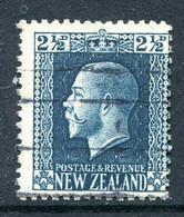 New Zealand 1915-30 KGV - Recess - P.14 X 13½ - 2½d Blue Used (SG 419) - Gebraucht