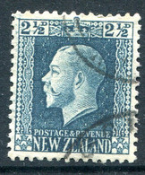 New Zealand 1915-30 KGV - Recess - P.14 X 13½ - 2½d Blue Used (SG 419) - Gebraucht