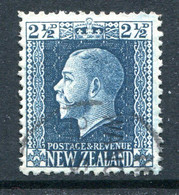 New Zealand 1915-30 KGV - Recess - P.14 X 14½ - 2½d Blue Used (SG 419a) - Used Stamps