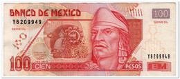 MEXICO,100 PESOS,2004,P.118f,VF,MICRO TEAR - Mexico