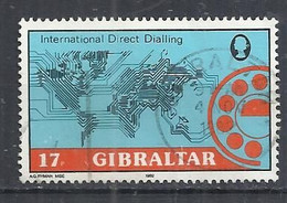 GIBRALTAR 1982 - INTERNATIONAL DIRECT DIALLING - USED OBLITERE GESTEMPELT USADO - Gibraltar