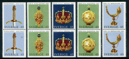 SWEDEN 1971 Royal Regalia  MNH / **.  Michel 723-27 - Nuevos