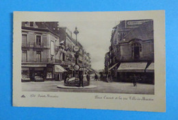 44 -  SAINT-NAZAIRE  PLACE CARNOT ET LA RUE VILLE-ès-MARTIN - Saint Nazaire