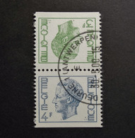 Belgie Belgique - 1973  - OPB/COB N° 1700a (2 Values ) -  Postzegelboekje - Tête-bêche - Obl. Deurne  ( Antwerpen) - Used Stamps