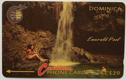 Dominica Cable And Wireless 3CDMB EC$20 " Emerald Pool " - Dominique