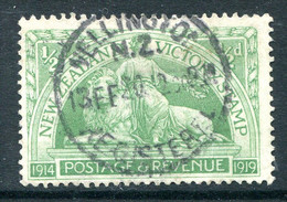 New Zealand 1920 Victory - ½d Green Used (SG 453) - Oblitérés