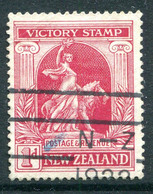 New Zealand 1920 Victory - 1d Carine-red Used (SG 454) - Used Stamps