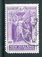 New Zealand 1920 Victory - 6d Violet Used (SG 457) - Usados