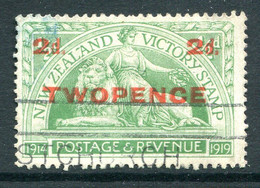 New Zealand 1922 Surcharge - 2d On ½d Peace & Lion Used (SG 459) - Oblitérés