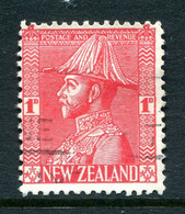 New Zealand 1926-34 Field Marshall - Cowan - P.14 - 1d Pale Carmine (SG 468) - Gebruikt