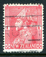 New Zealand 1926-34 Field Marshall - Cowan - P.14 X 15 - 1d Pale Carmine (SG 468e) - Oblitérés