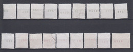 ZWITSERLAND - Michel - 1960/70 - Nr 699 R + 933 (x10) + 934 (x7) - (Verschillende Rolnummers) - Gest/Obl/Us - Coil Stamps