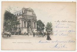 CPA CARTE POSTALE FRANCE 75 PARIS  FONTAINE SAINT-MICHEL 1900 - Unclassified