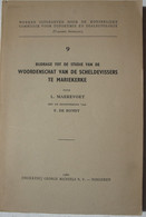 Boek Woordenschat Van De Scheldevissers Te MARIEKERKE Naast Moerzeke Baasrode Visser - Sin Clasificación