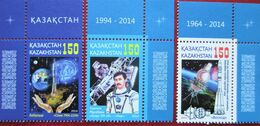 Kazakhstan  2014   Space   3 V  MNH - Asia