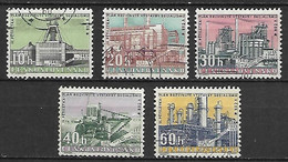 TCHECOSLOVAQUIE     -    1960 .   Y&T N° 1094 à 1098 Oblitérés.   Série Complète. - Used Stamps