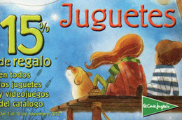 Carte Cadeau - Espagne - El Corte Inglès - Juguetes - Sonstige & Ohne Zuordnung