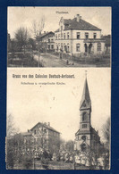 57. Gruss Von Den Colonien Deutsch-Avricourt. Pfarrhaus. Schulhaus Und Evangelische Kirche. 1910 - Otros & Sin Clasificación