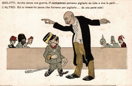 CPA - WW1 WWI Propaganda Propagande - KAISER - Giolitti - Reali, Savoia - Turchia Turquie - Humour Satirique -NV - NW393 - Weltkrieg 1914-18