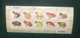 South Africa 2000 - The Frogs Of South Africa. - Ungebraucht