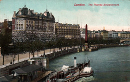 London - The Thames Embankment - River Thames